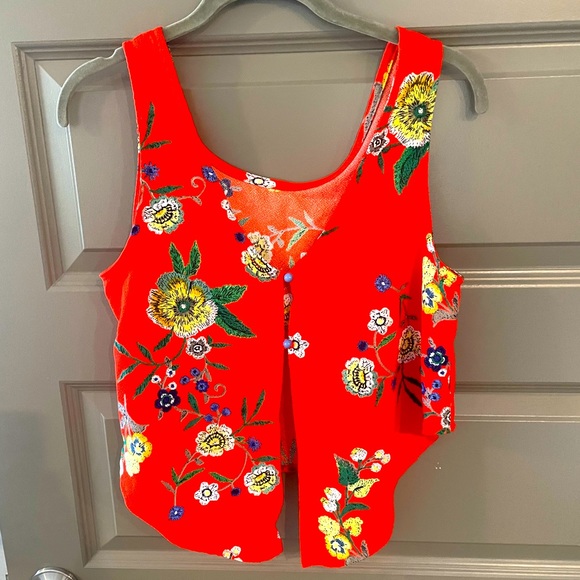 Mind Code Floral Tank - Picture 2 of 5